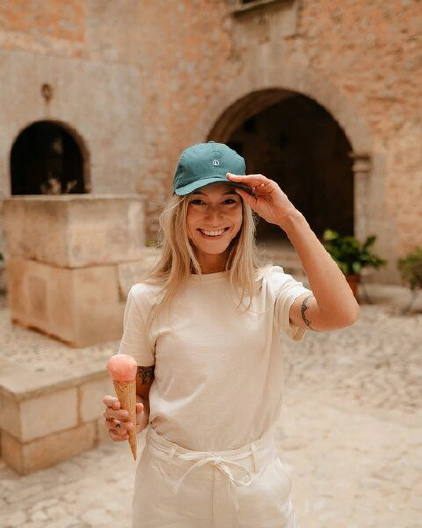 NORDLICHT Damen Herren Dad Cap Kappe aus 100% Bio-Baumwolle – Ansicht 2