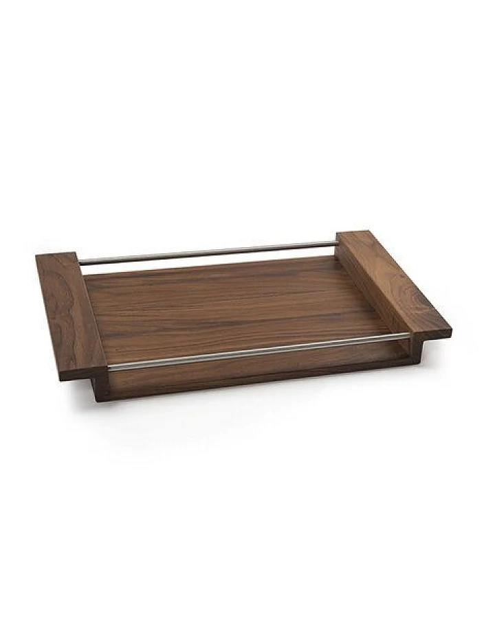 NATUREHOME Holztablett NH-M Nussbaum-Holz in 3 verschiedenen Größen
