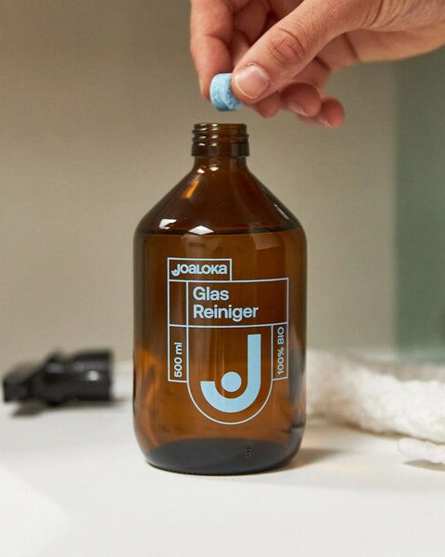 Joaloka Glasreiniger Flasche für 500 ml – Ansicht 2