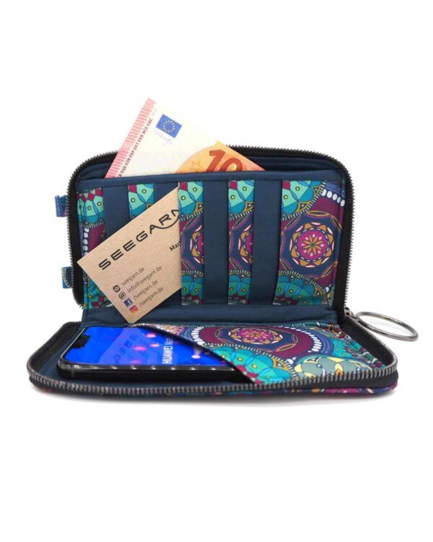 Seegarn-Täschle / 2in1 Handy-Tasche und Geldbeutel (MB46) – Ansicht 4