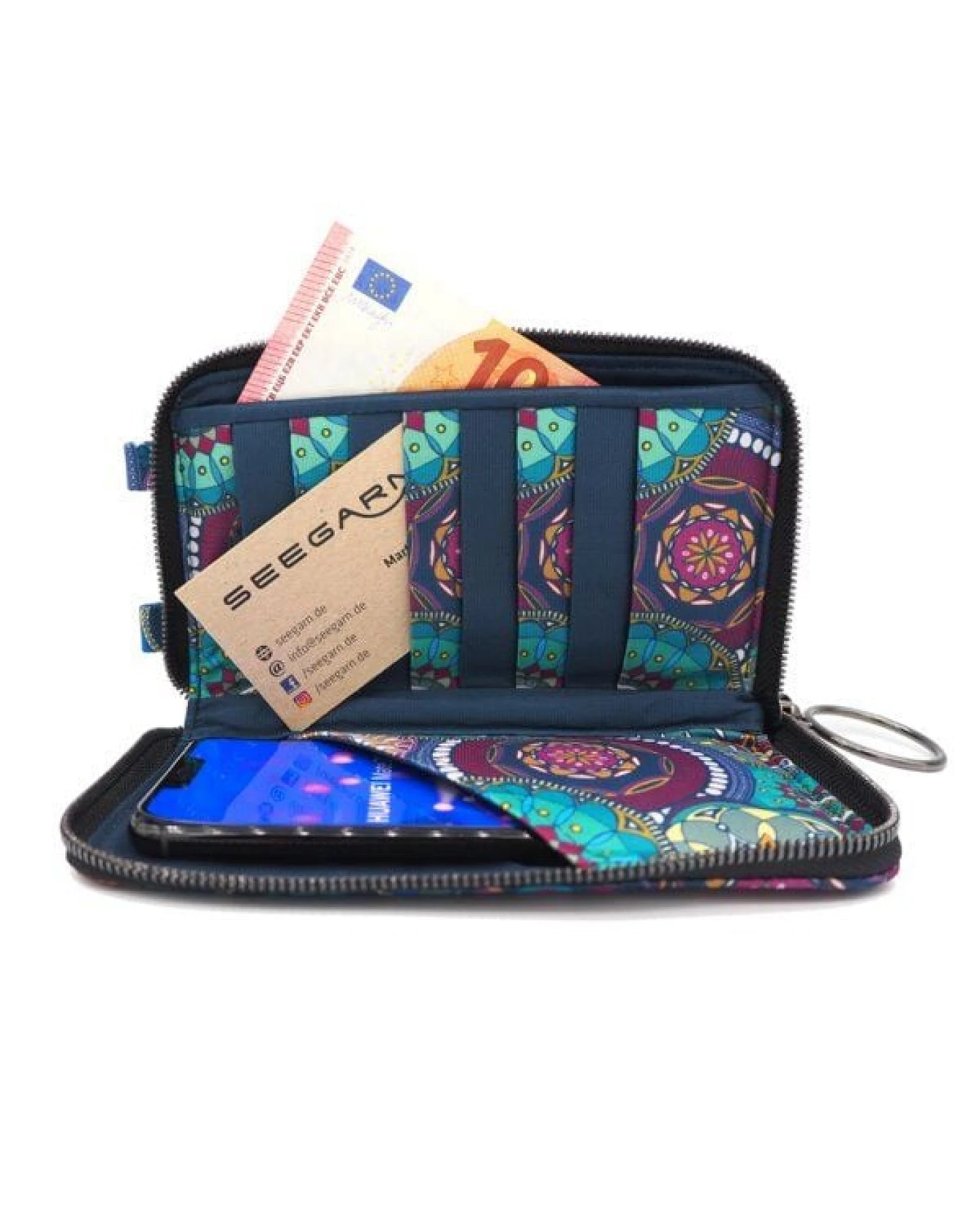 Seegarn-Täschle / 2in1 Handy-Tasche und Geldbeutel (MB46) – Ansicht 4