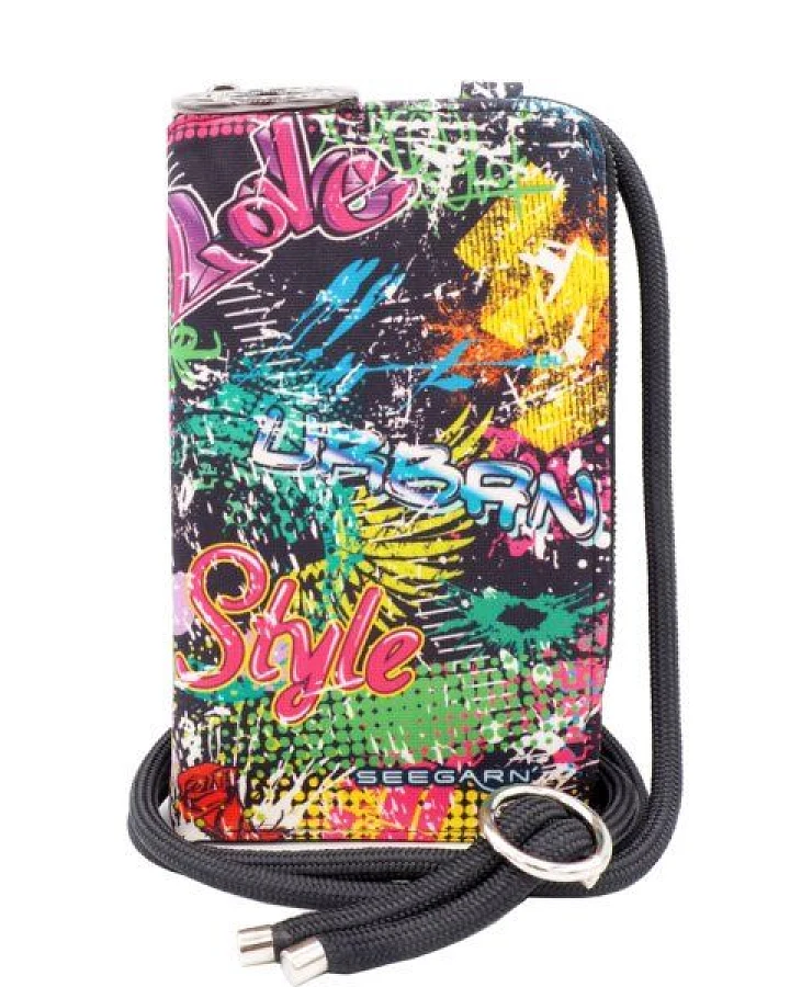 Seegarn-Täschle / 2in1 Handy-Tasche und Geldbeutel (MB12)
