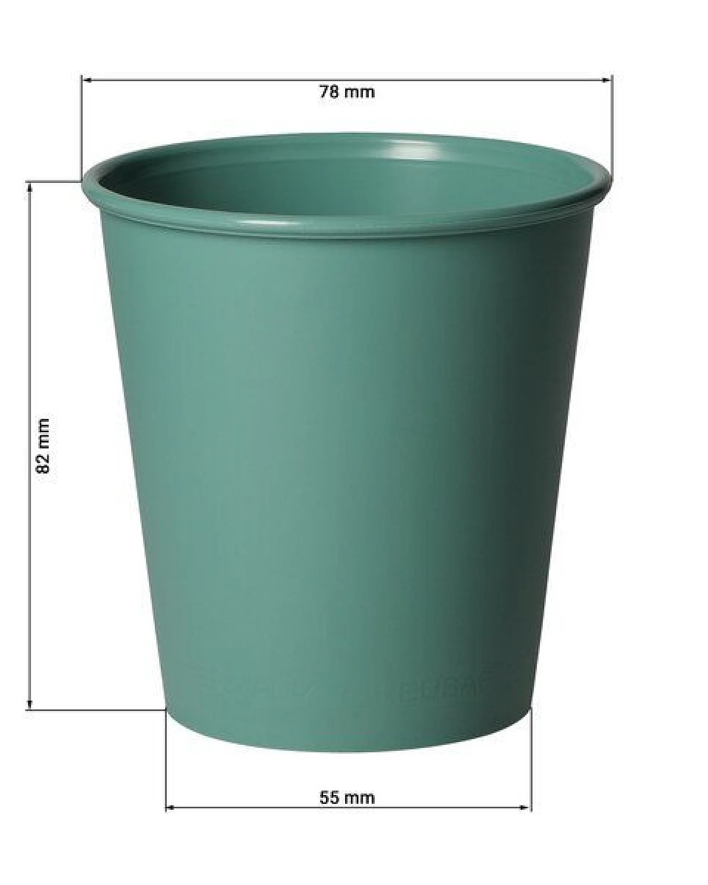 elasto nature Nachhaltiger Becher 200 ml - BPA-Freier Trinkbecher aus Bio-Kunststoff – Ansicht 3
