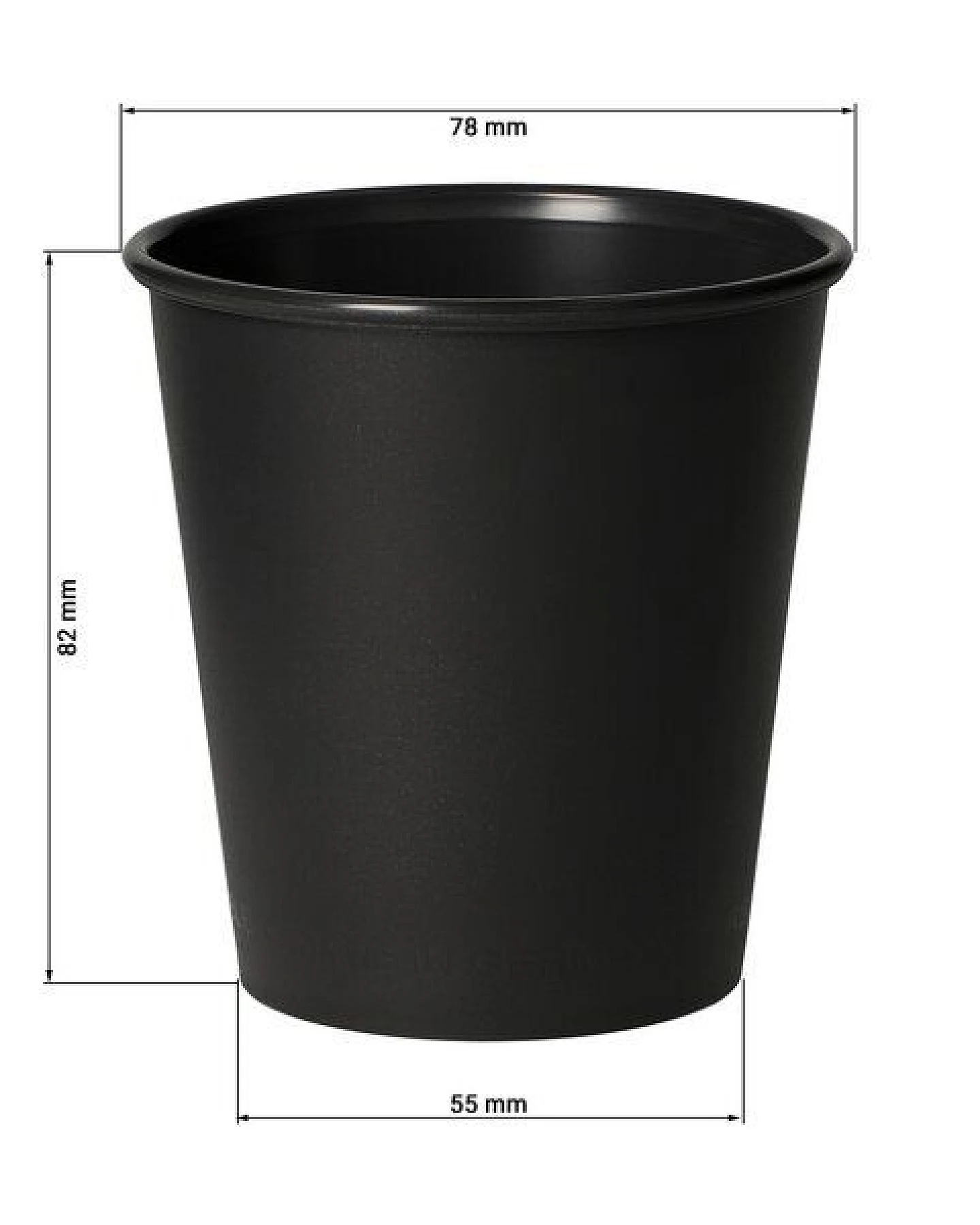 elasto nature Nachhaltiger Becher 200 ml - BPA-Freier Trinkbecher aus Bio-Kunststoff – Ansicht 3