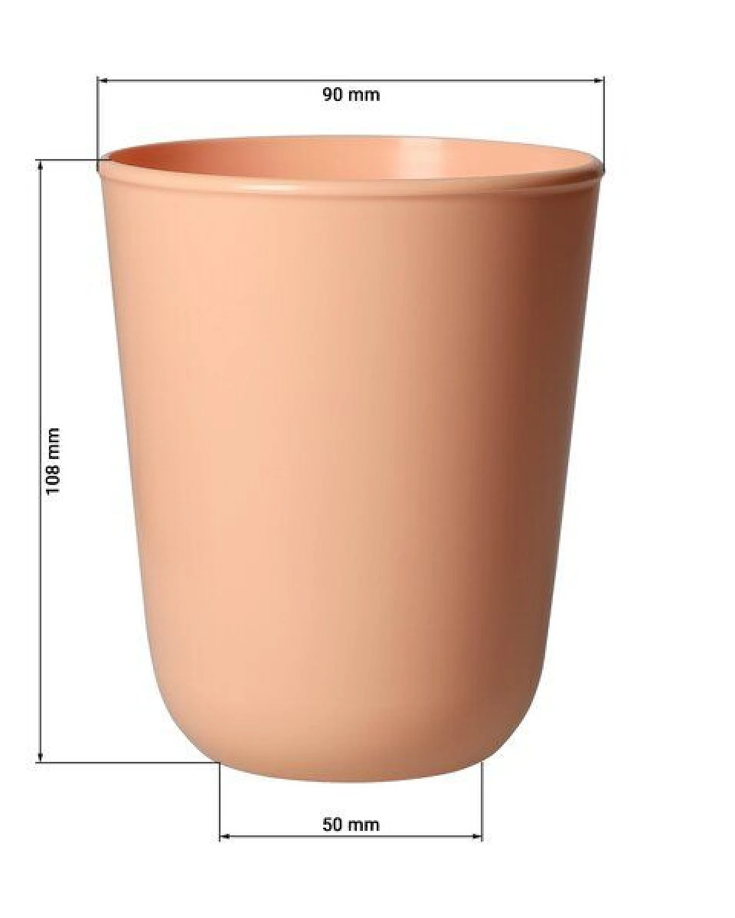 elasto nature Becher "Tivoli" 350 ml – Trinkbecher aus Kunststoff – Ansicht 3