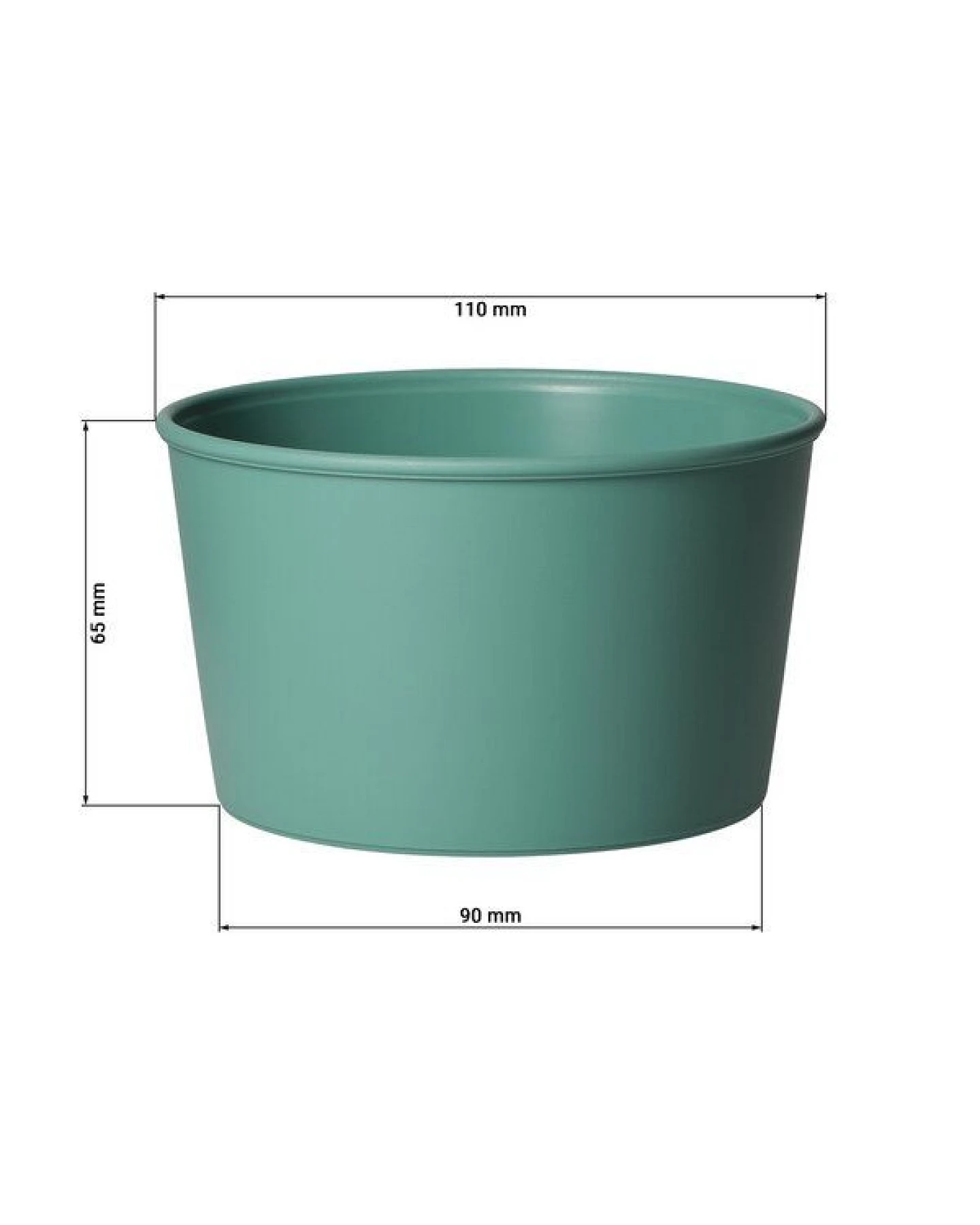 elasto nature Mehrwegbehälter 460 ml - BPA-Freie Schale für Lebensmittel – Ansicht 3