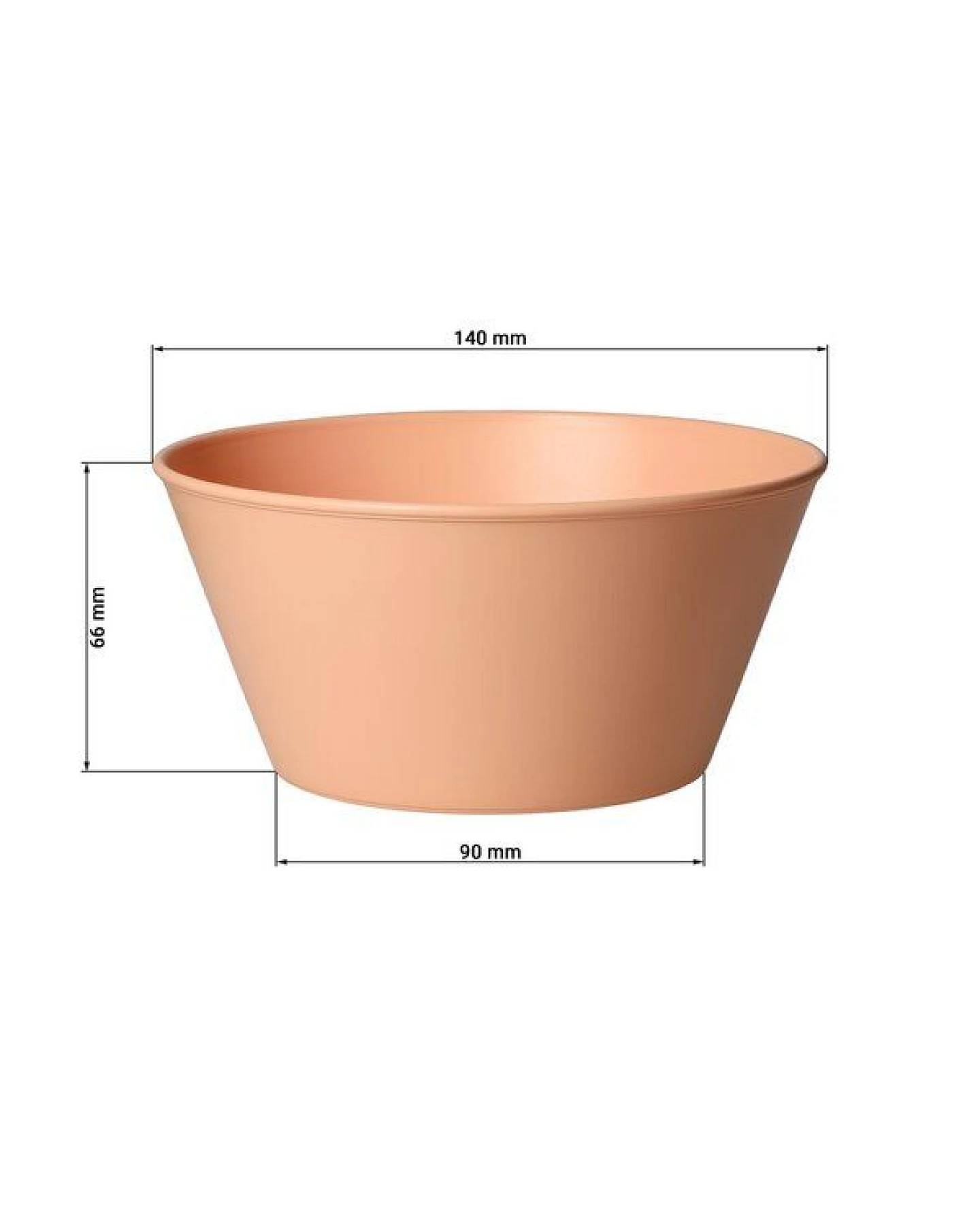 elasto nature Mehrwegbehälter "ToGo" 620 ml – Robuste Schale für Lebensmittel – Ansicht 3