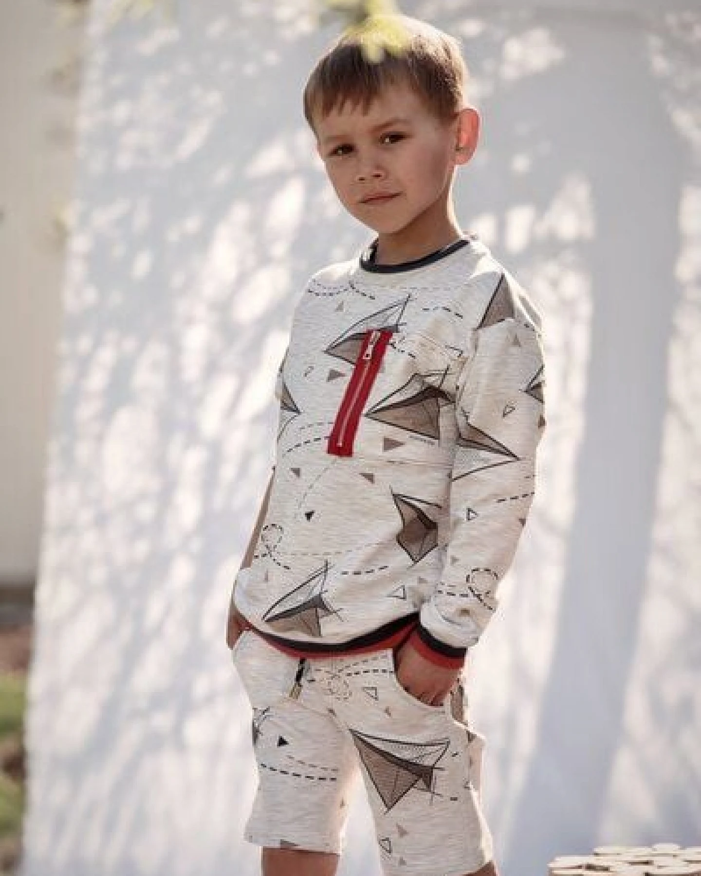 Marraine Kids Sweater aus Bio Baumwolle "PLANE" – Ansicht 4