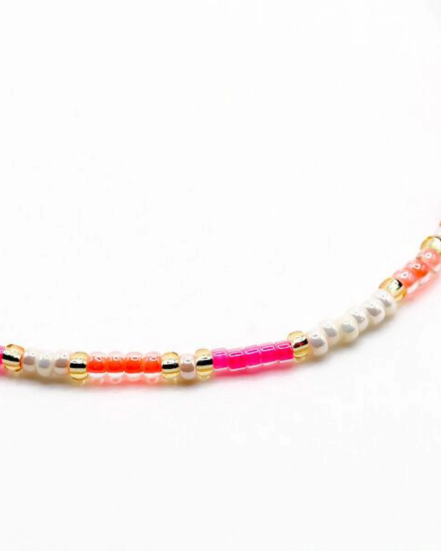 juni Sommerarmband Aruba - orange, pink – Ansicht 2