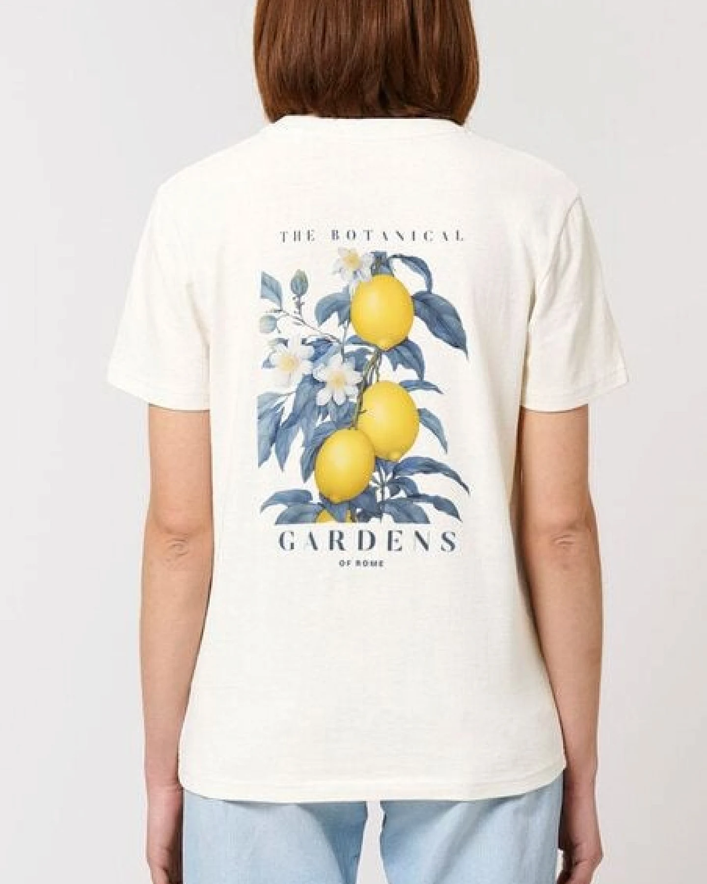 Kultgut Artdesign - Shirt aus recycelter Biobaumwolle / Botanical Gardens – Ansicht 3