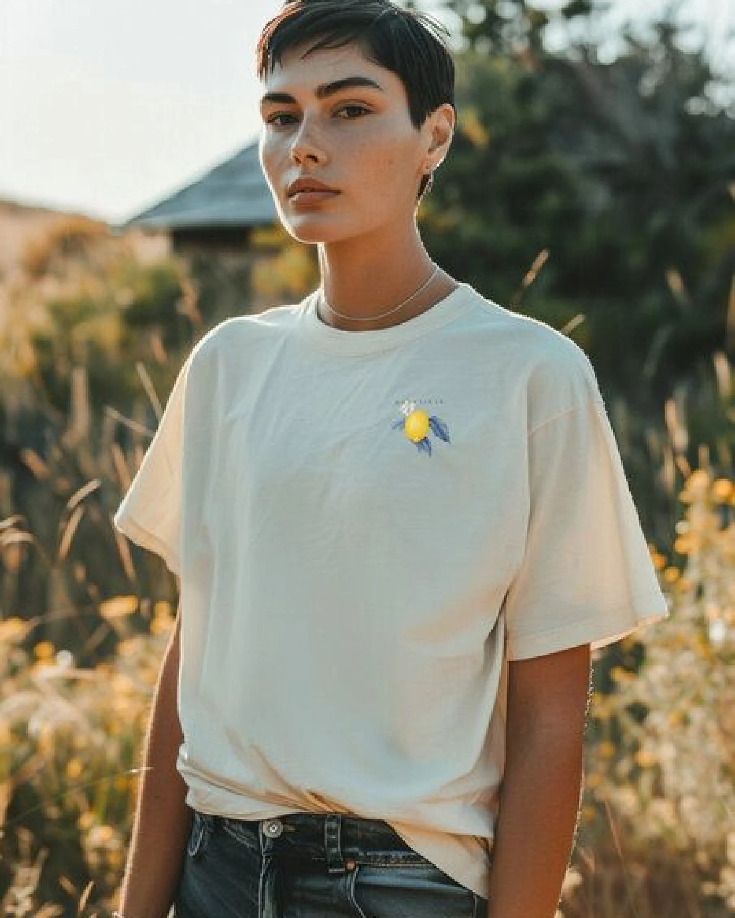 Kultgut Artdesign - Shirt aus recycelter Biobaumwolle / Botanical Gardens – Ansicht 3