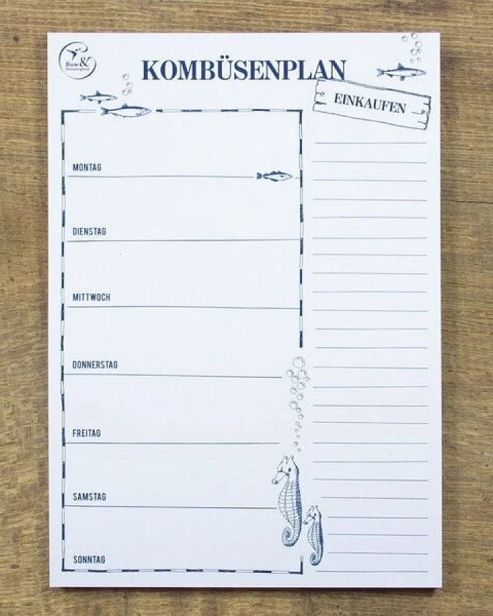 Bow & Hummingbird Block Kombüsenplan