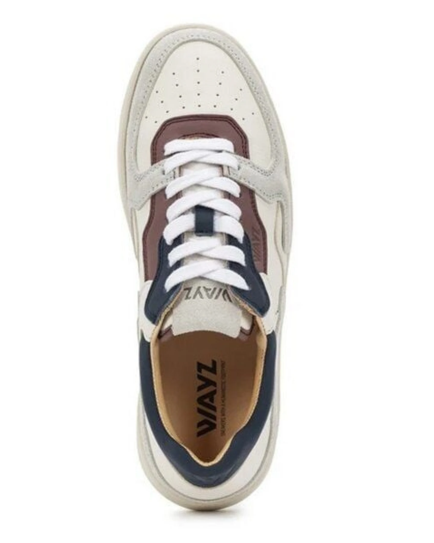 Wayz The Sonder Unisex Sneakers - White/Blue/Dry Rose – Ansicht 4