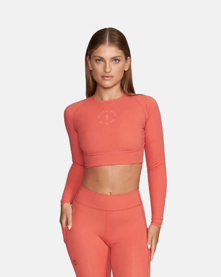 Gold's Gym kurzes Langarmshirt „Helen“