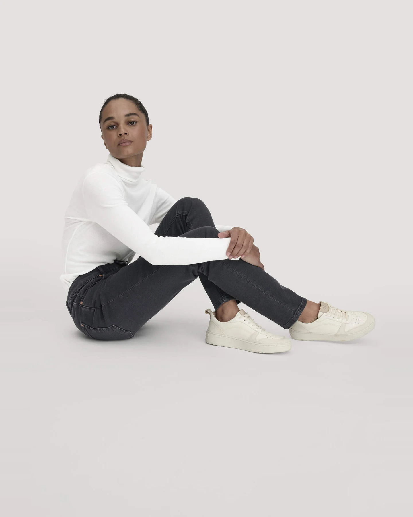 hessnatur Damen Court Sneaker aus Nappaleder - weiß - Größe 37 – Ansicht 2