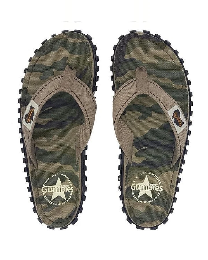 GUMBIES Camouflage Nachhaltige Zehentrenner