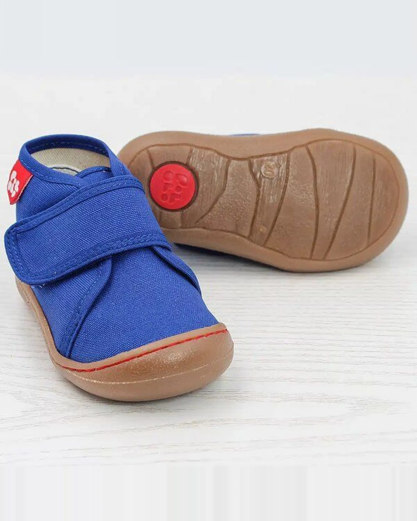 Pololo Halbschuh/ Lauflerner "Primero" aus Baumwolle, Größen 20-27 – Ansicht 3