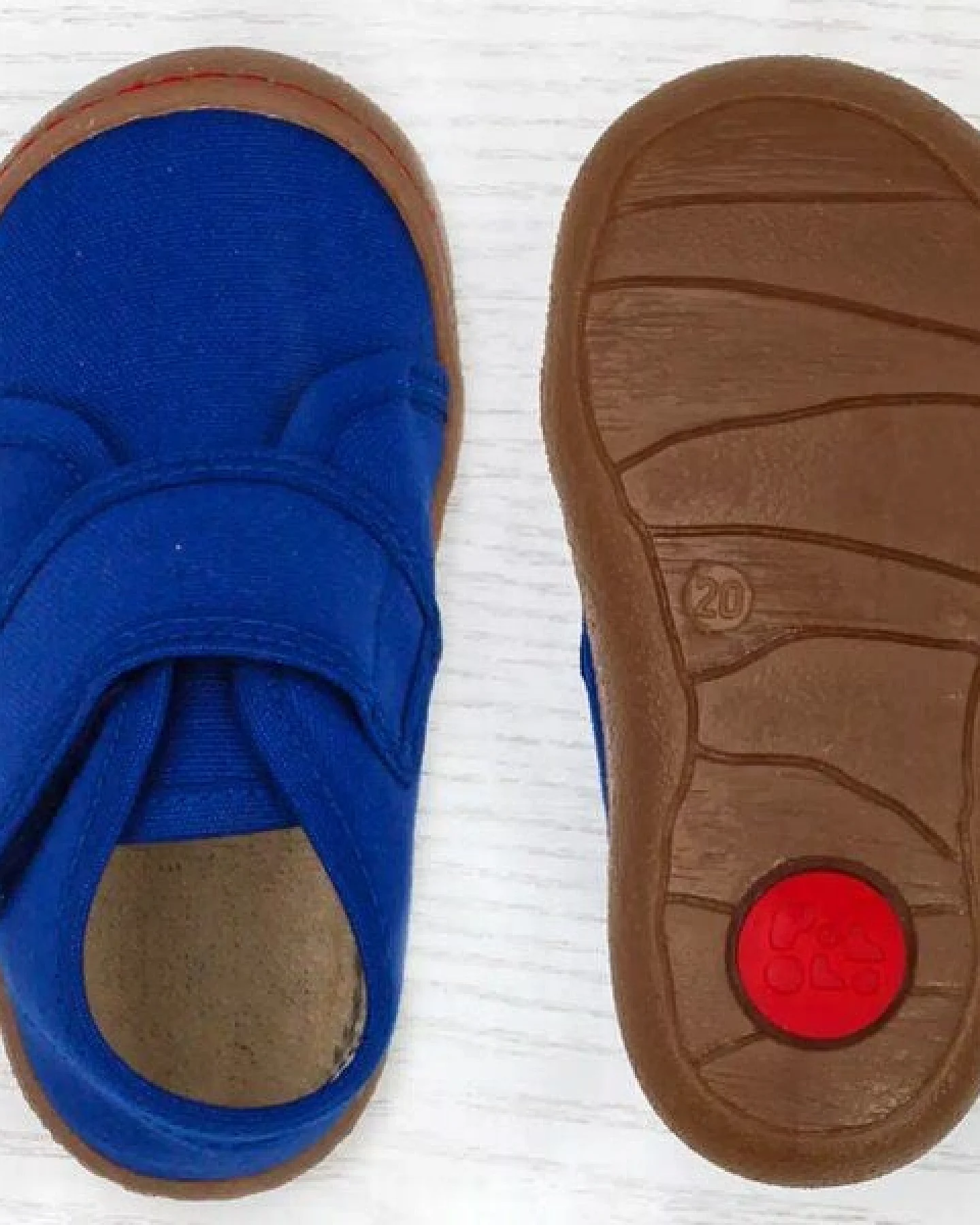 Pololo Halbschuh/ Lauflerner "Primero" aus Baumwolle, Größen 20-27 – Ansicht 4