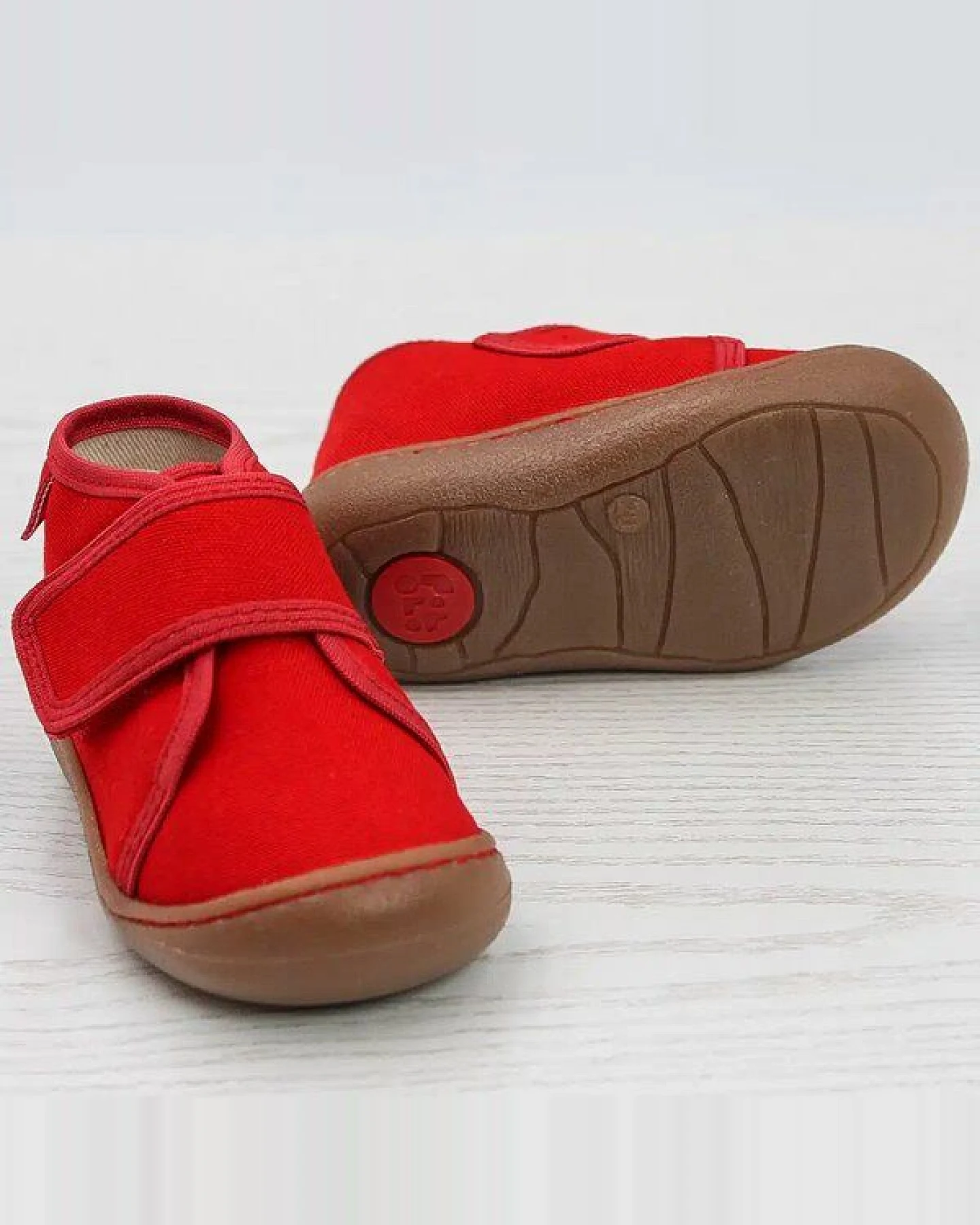 Pololo Halbschuh/ Lauflerner "Primero" aus Baumwolle, Größen 20-27 – Ansicht 3