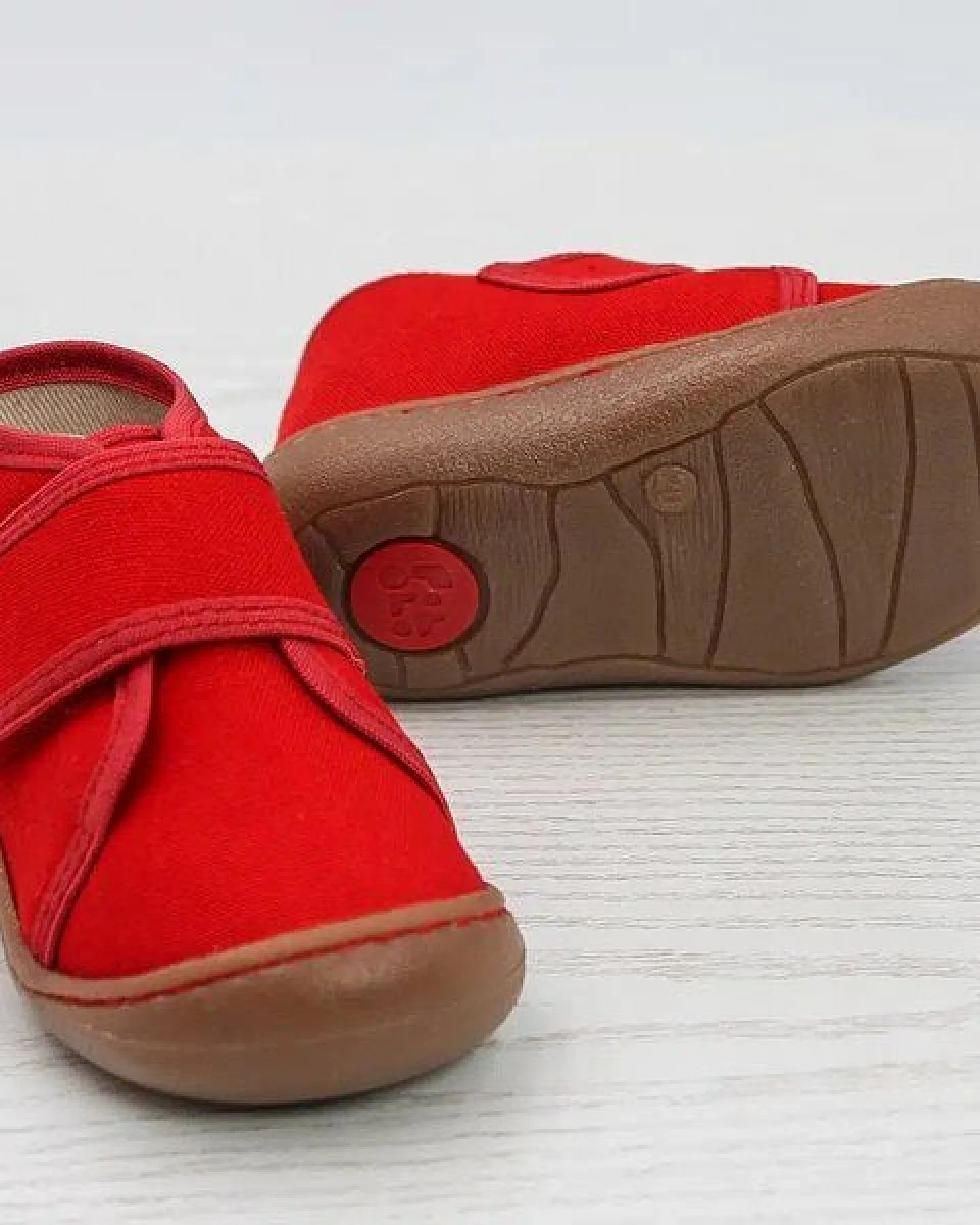 Pololo Halbschuh/ Lauflerner "Primero" aus Baumwolle, Größen 20-27 – Ansicht 3
