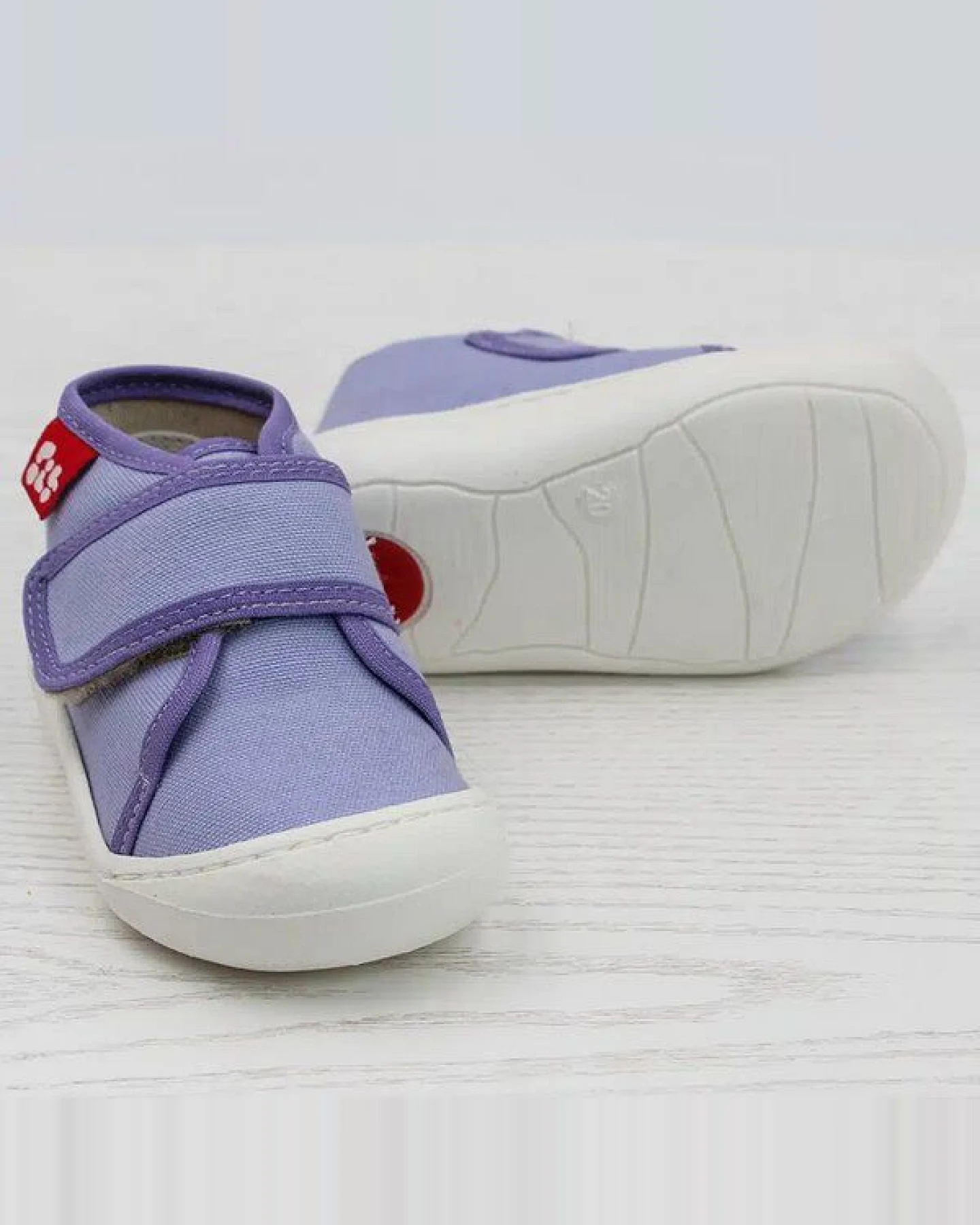 Pololo Halbschuh/ Lauflerner "Primero" aus Baumwolle, Größen 20-27 – Ansicht 3