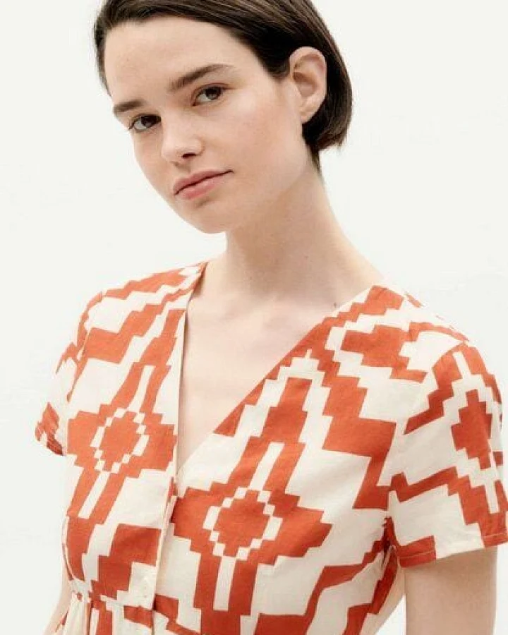 thinking mu Dress - Hebe - aus Bio-Baumwolle