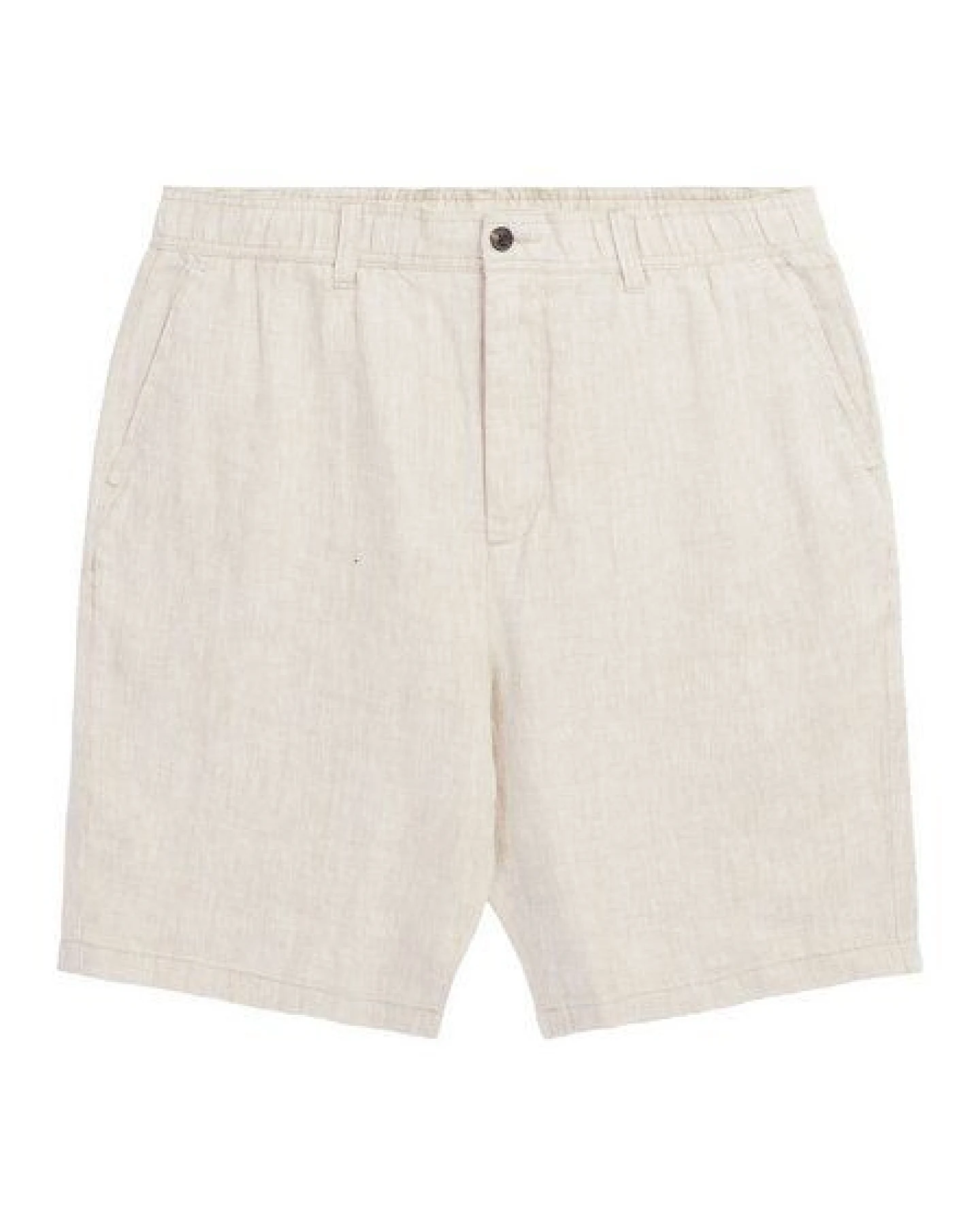 KnowledgeCotton Apparel Loose Herringbone Leinen SHORTS – Ansicht 2