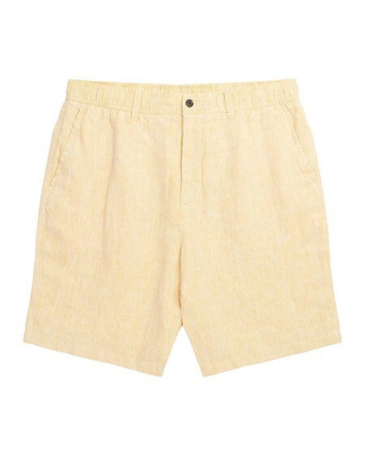 KnowledgeCotton Apparel Loose Herringbone Leinen SHORTS – Ansicht 2