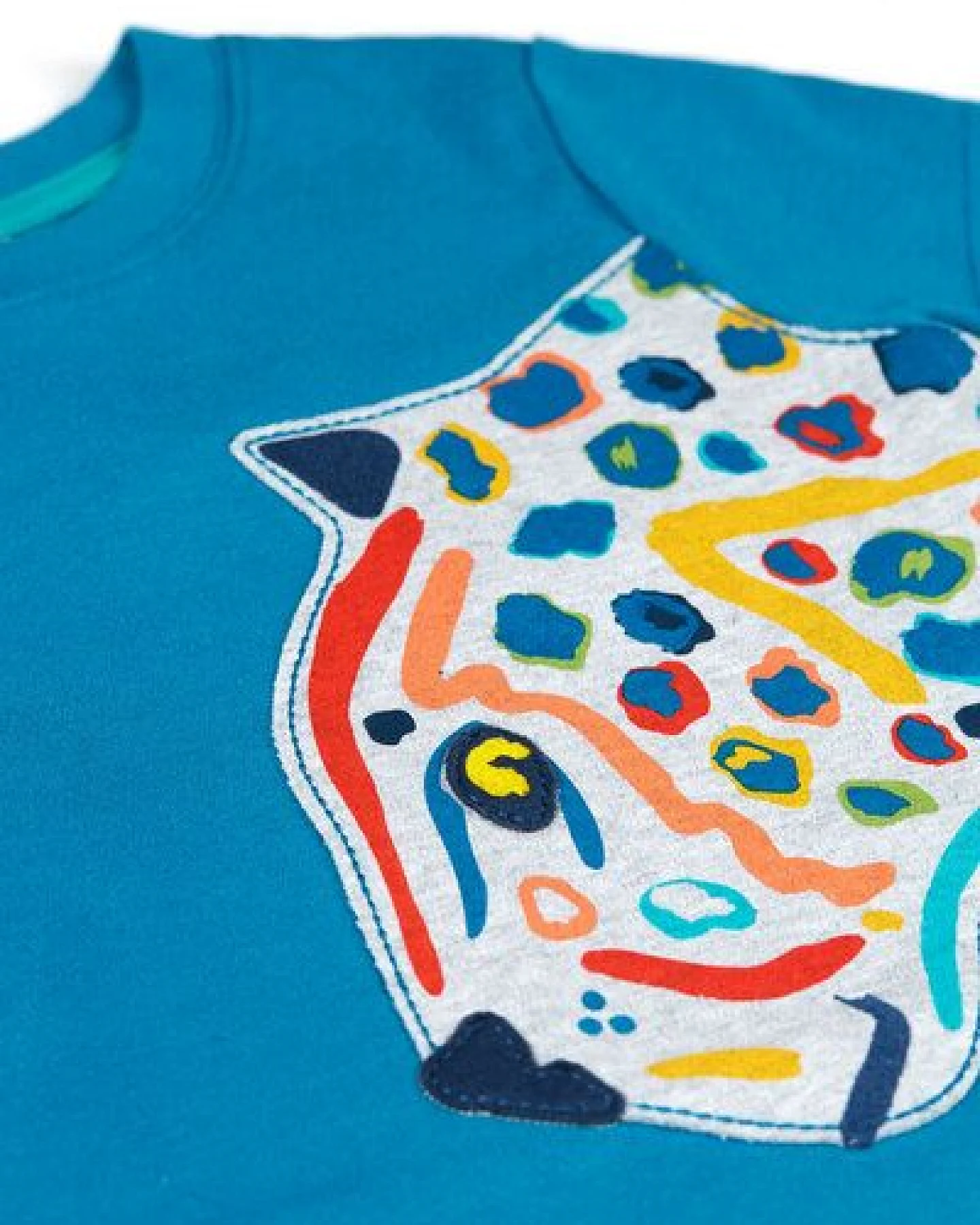 Frugi T-Shirt mit Jaguar, Kurzarm – Ansicht 3