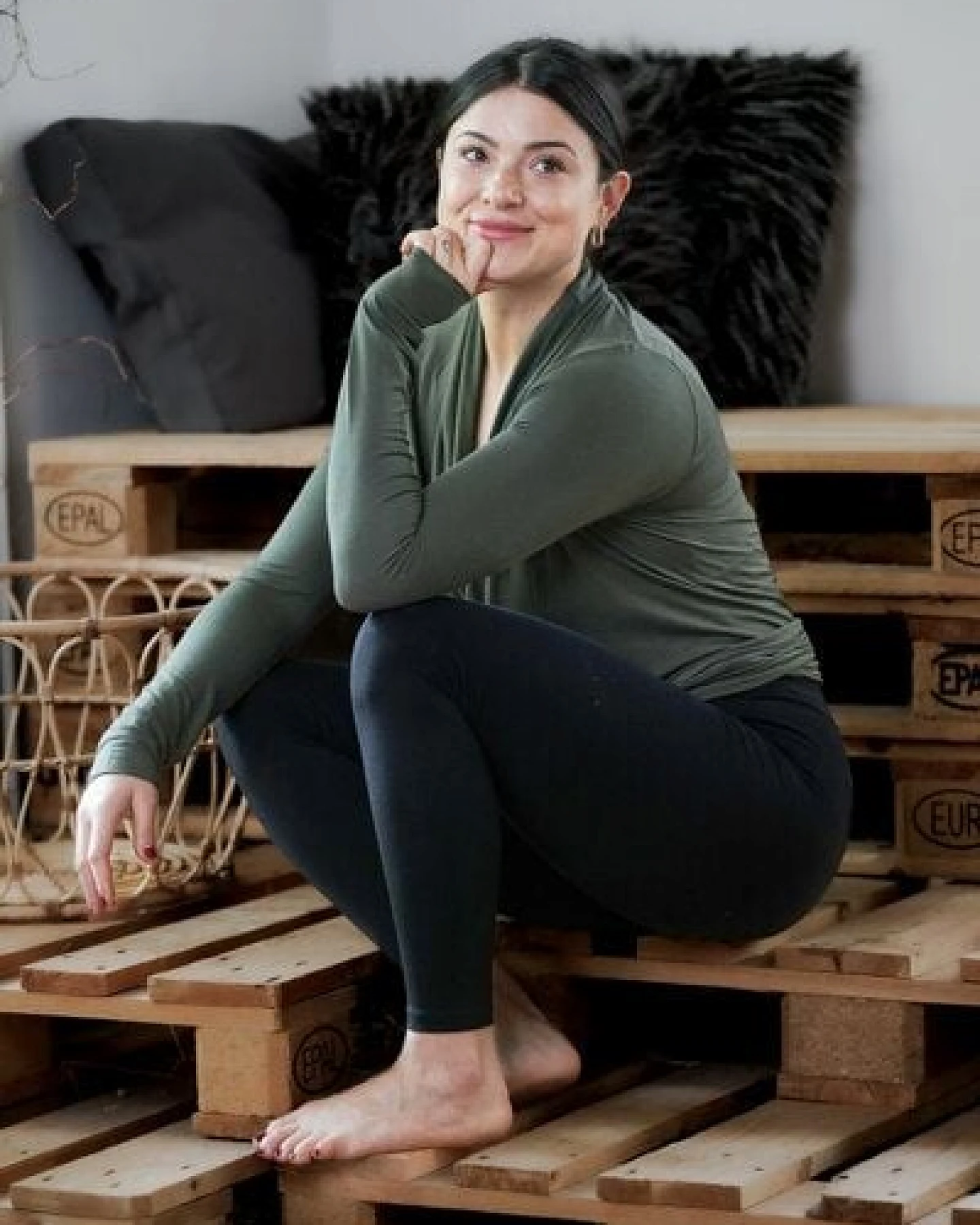 YogiLiebe Wickelbluse „Lakshmi“ aus TENCEL Modal – handgenäht in Deutschland – Ansicht 4