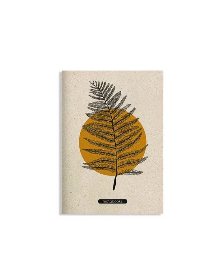 matabooks® Handgemachtes A5 Notizbuch/Tagebuch/Skizzenbuch aus Graspapier – Maya