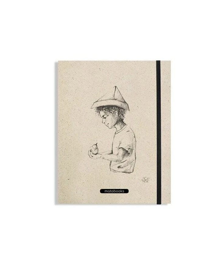 matabooks® Nachhaltiges A5 Notizbuch/Schreibblock aus Graspapier – Swiss Brochure