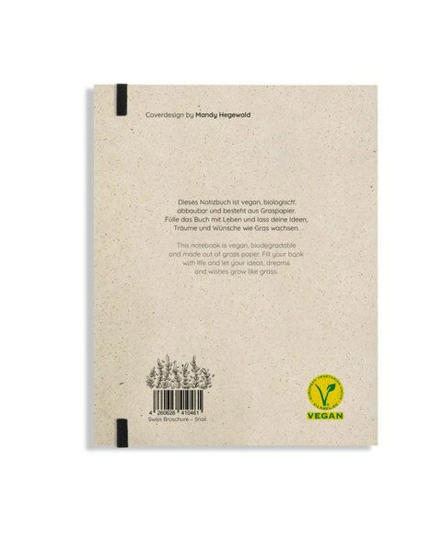 matabooks® Notizbuch A5 blanko aus Graspapier – Swiss Brochure – Ansicht 3