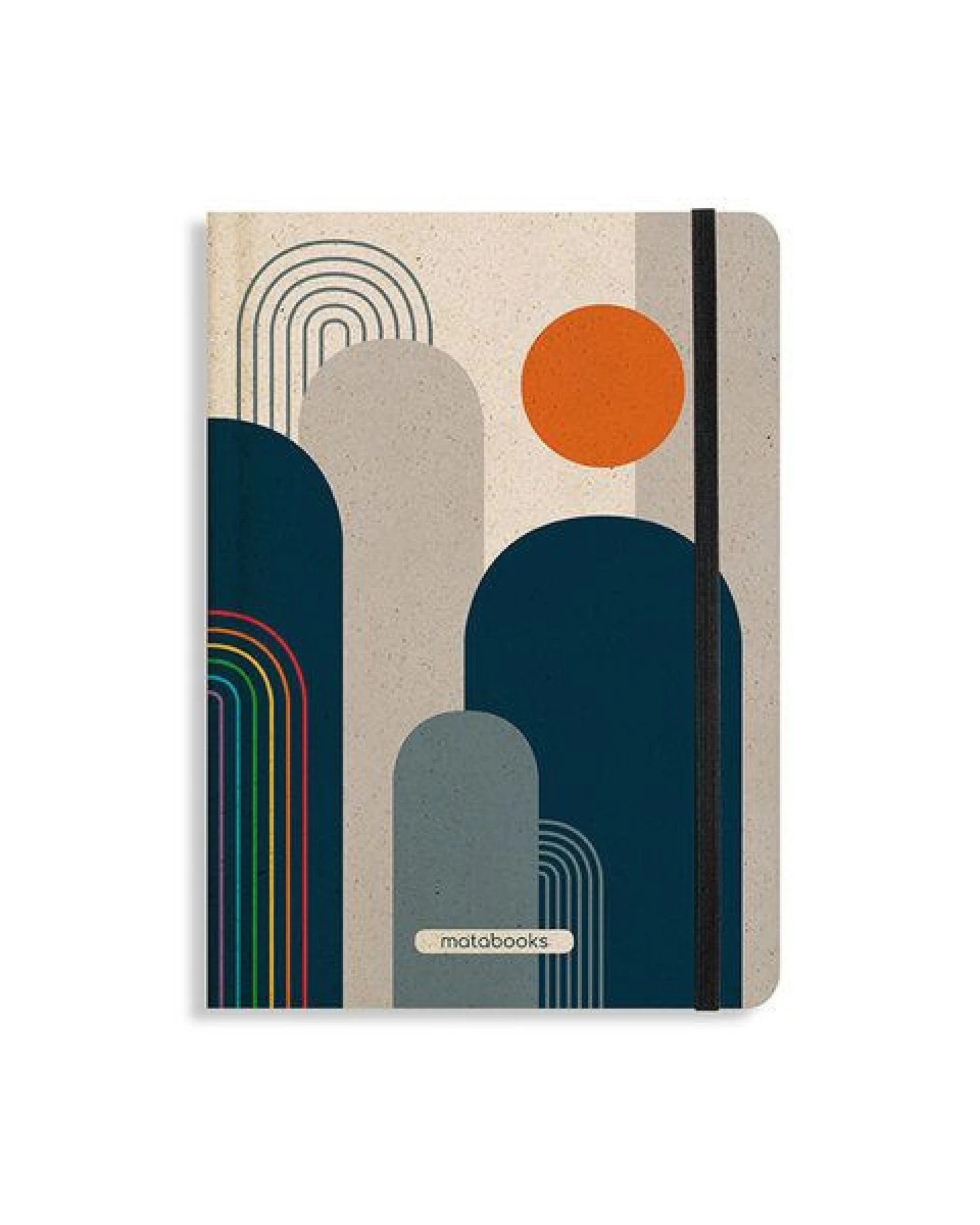 matabooks® Notizbuch A5 punktiert aus Süßgraspapier mit Graspapier-Cover – Nari (punktiert) – Ansicht 2