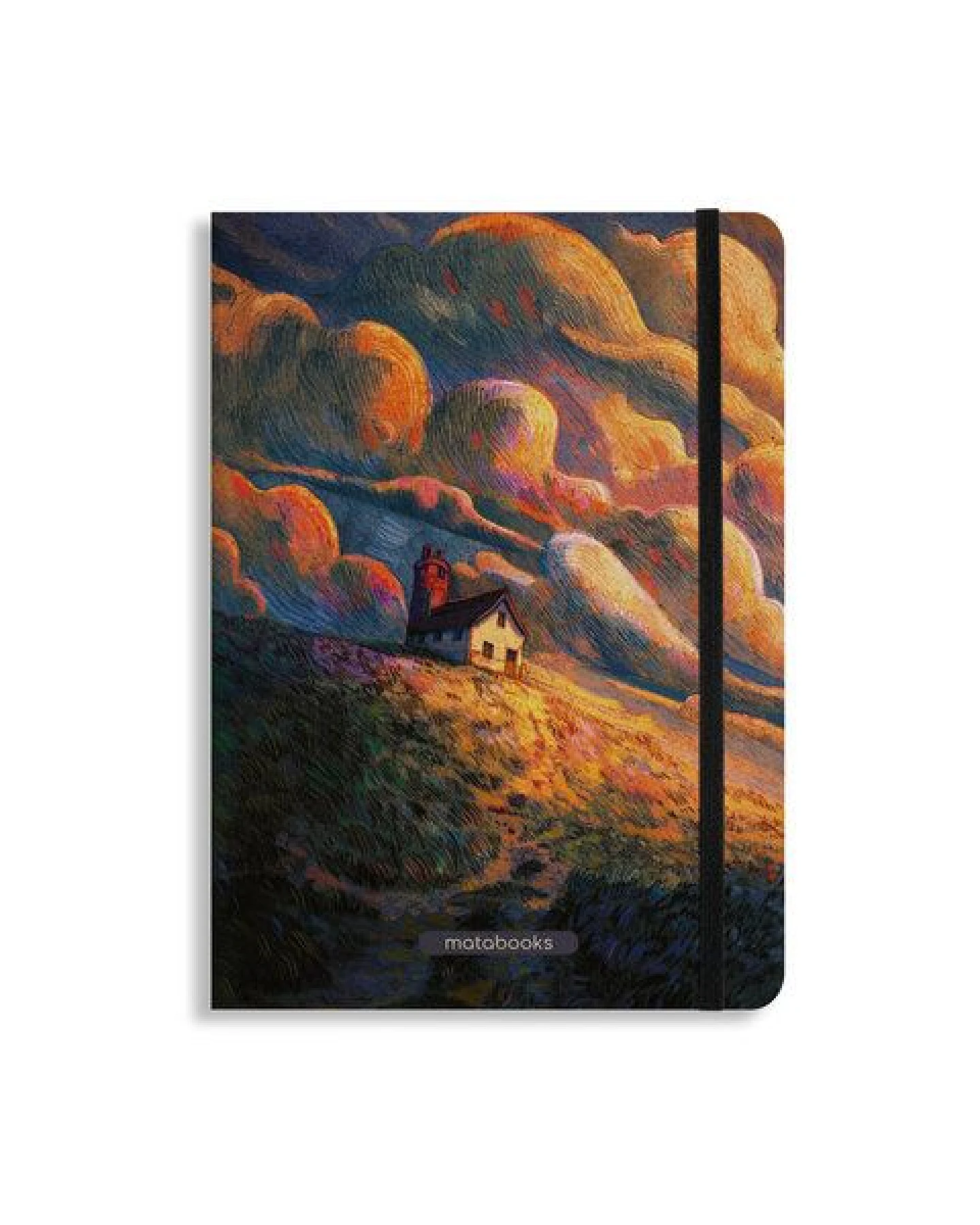 matabooks® Notizbuch A5 punktiert aus Süßgraspapier mit Graspapier-Cover – Nari (punktiert) – Ansicht 2