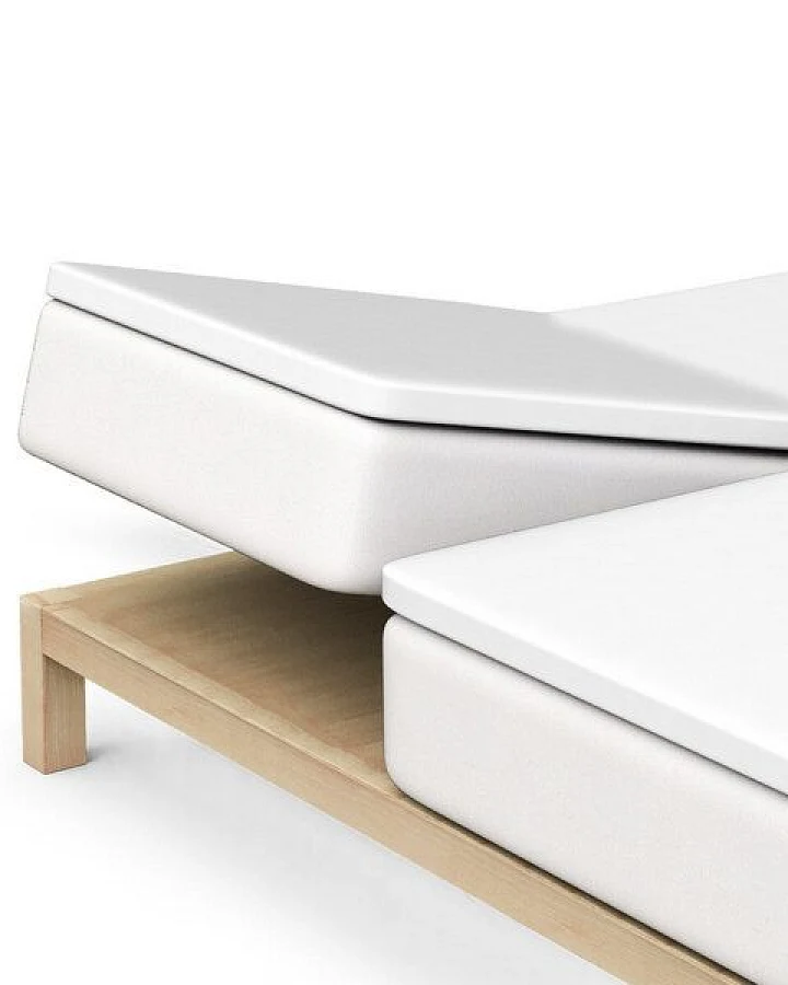 Schlafgut Spannbettlaken Pure für Split Topper Matratzen - 95% Biobaumwolle, 5% Elasthan