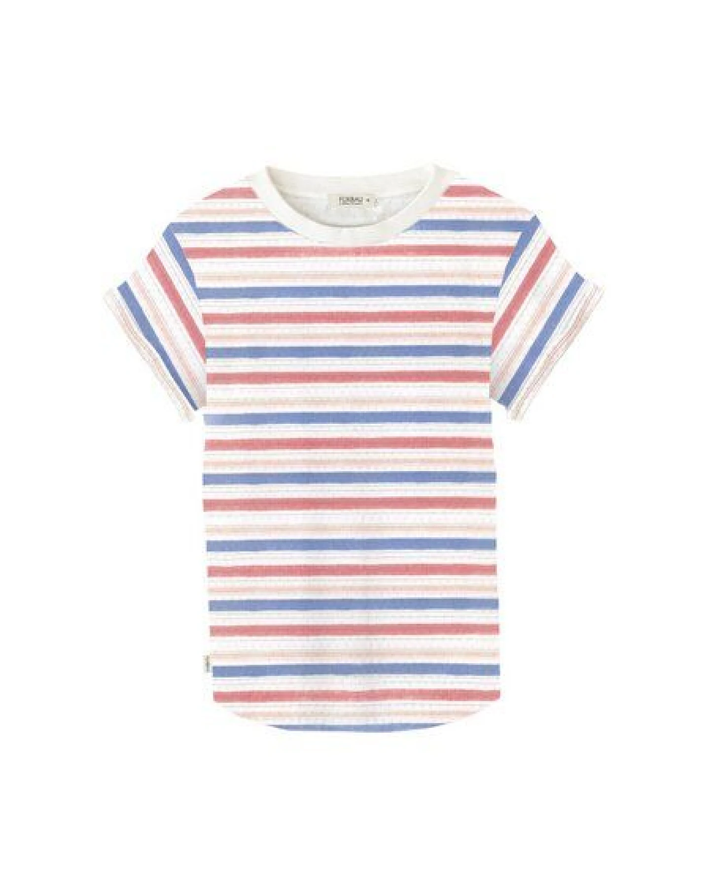 FUXBAU Frauen Ajour Streifenshirt – Ansicht 2