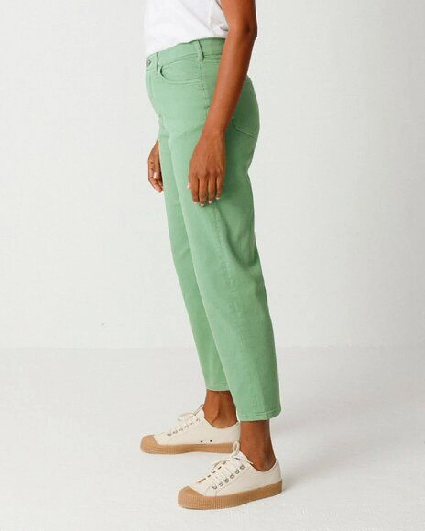 SKFK Straight Leg Jeans Ania - Green Grass – Ansicht 3