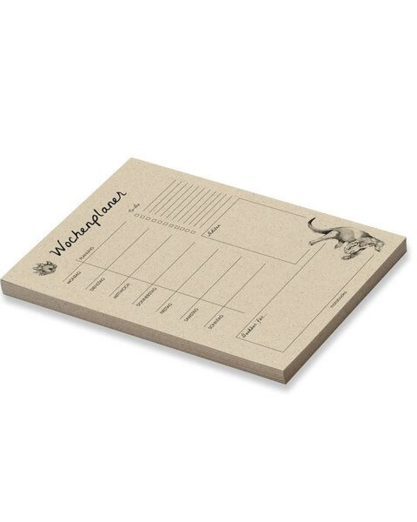 matabooks® Kalender undatiert A4 aus Graspapier – Wochenplaner – Ansicht 2