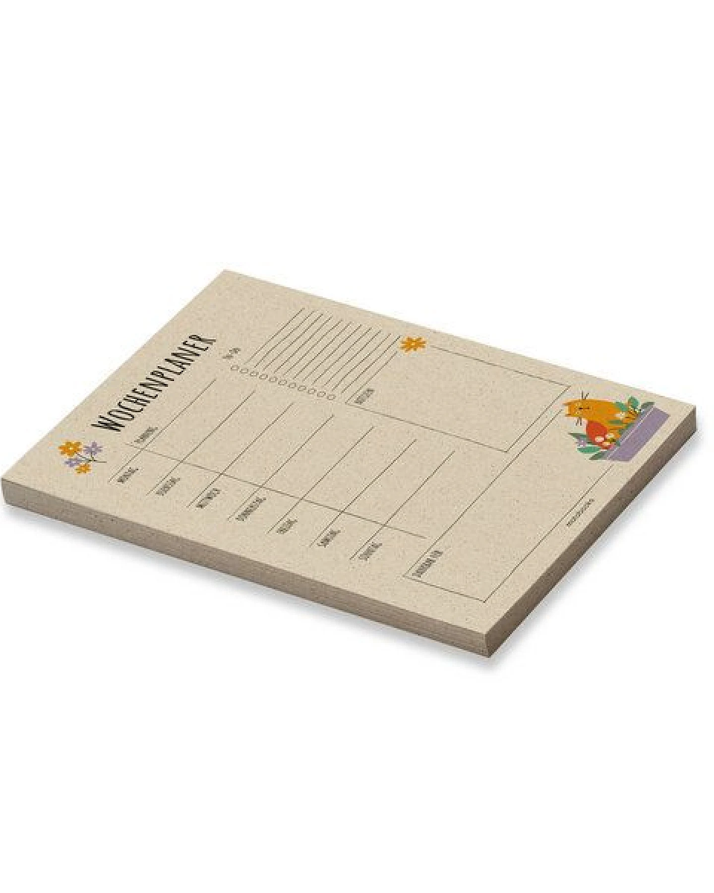 matabooks® Kalender undatiert A4 aus Graspapier – Wochenplaner – Ansicht 2