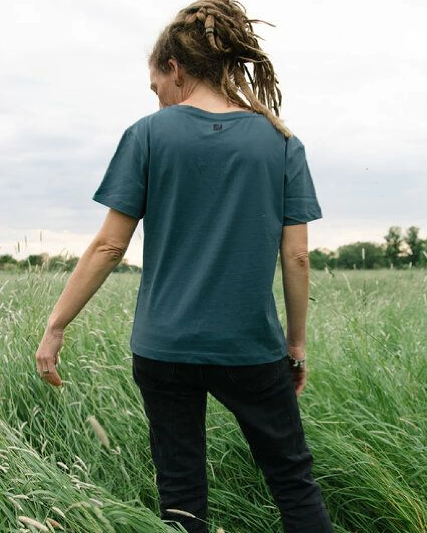 Cmig Damen T-shirt Waldblumen in stargazer – Ansicht 4