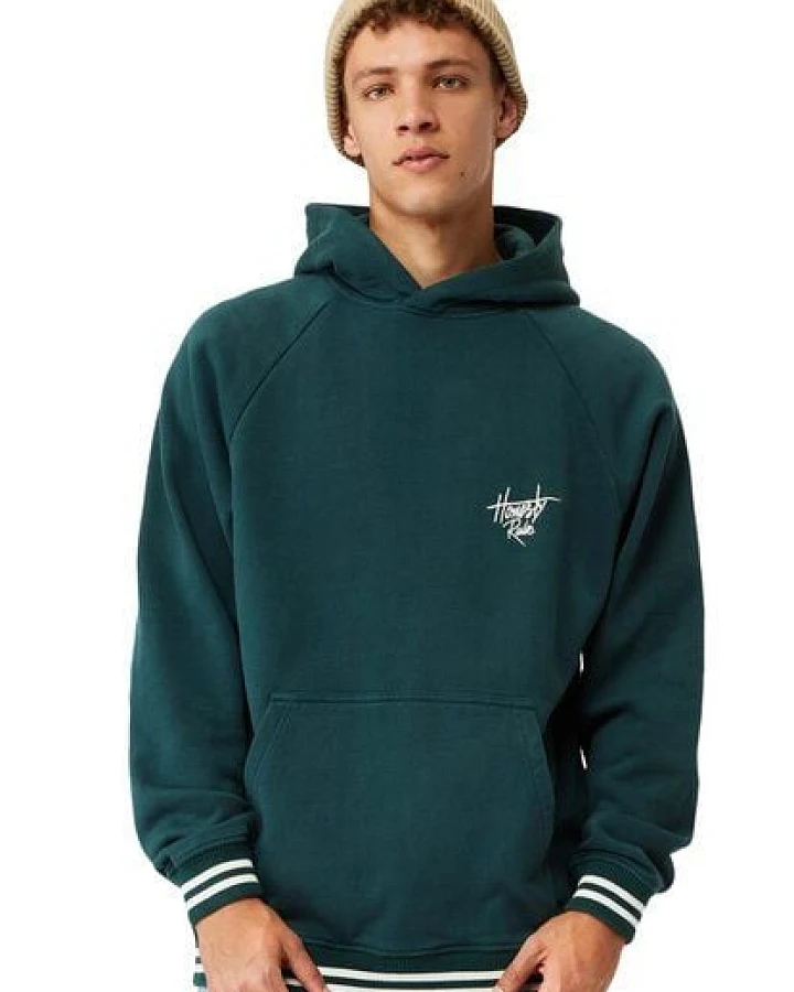 Honesty Rules Campus Raglan Hooded