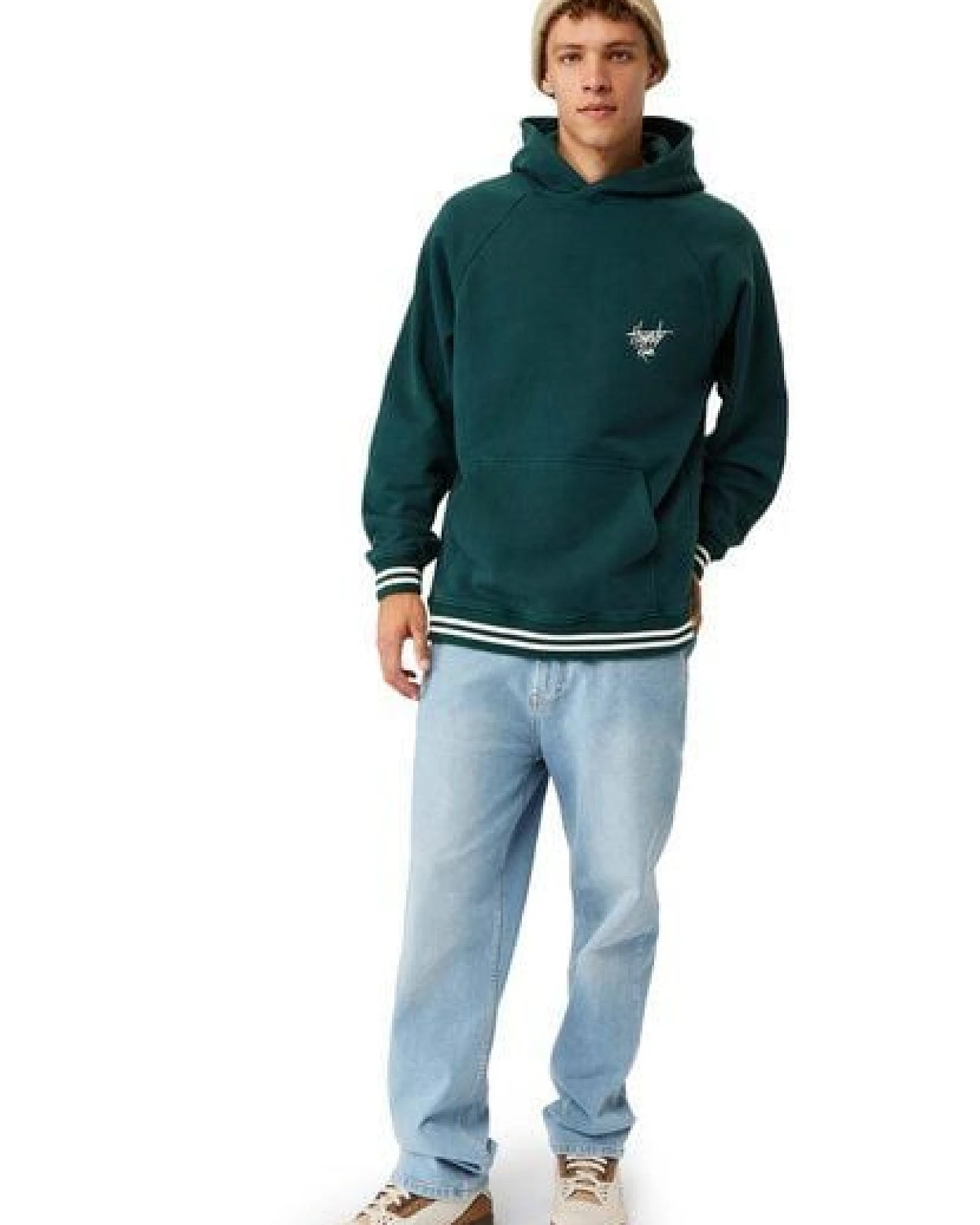Honesty Rules Campus Raglan Hooded – Ansicht 4
