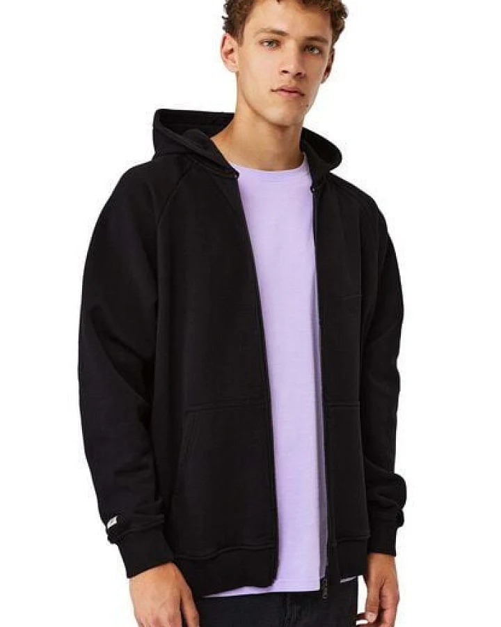 Honesty Rules Loose Fit Raglan Zip Hooded