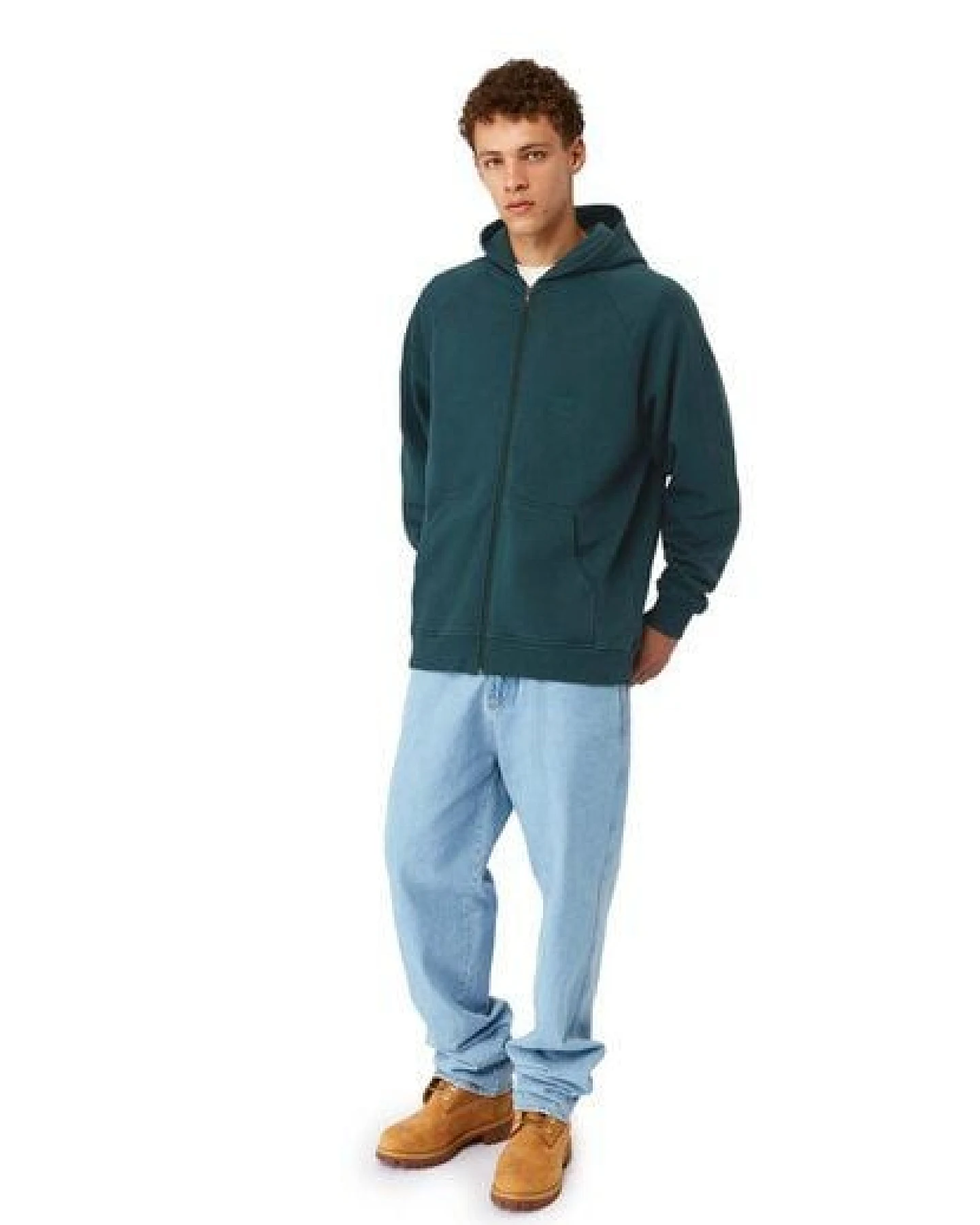 Honesty Rules Loose Fit Raglan Zip Hooded – Ansicht 3