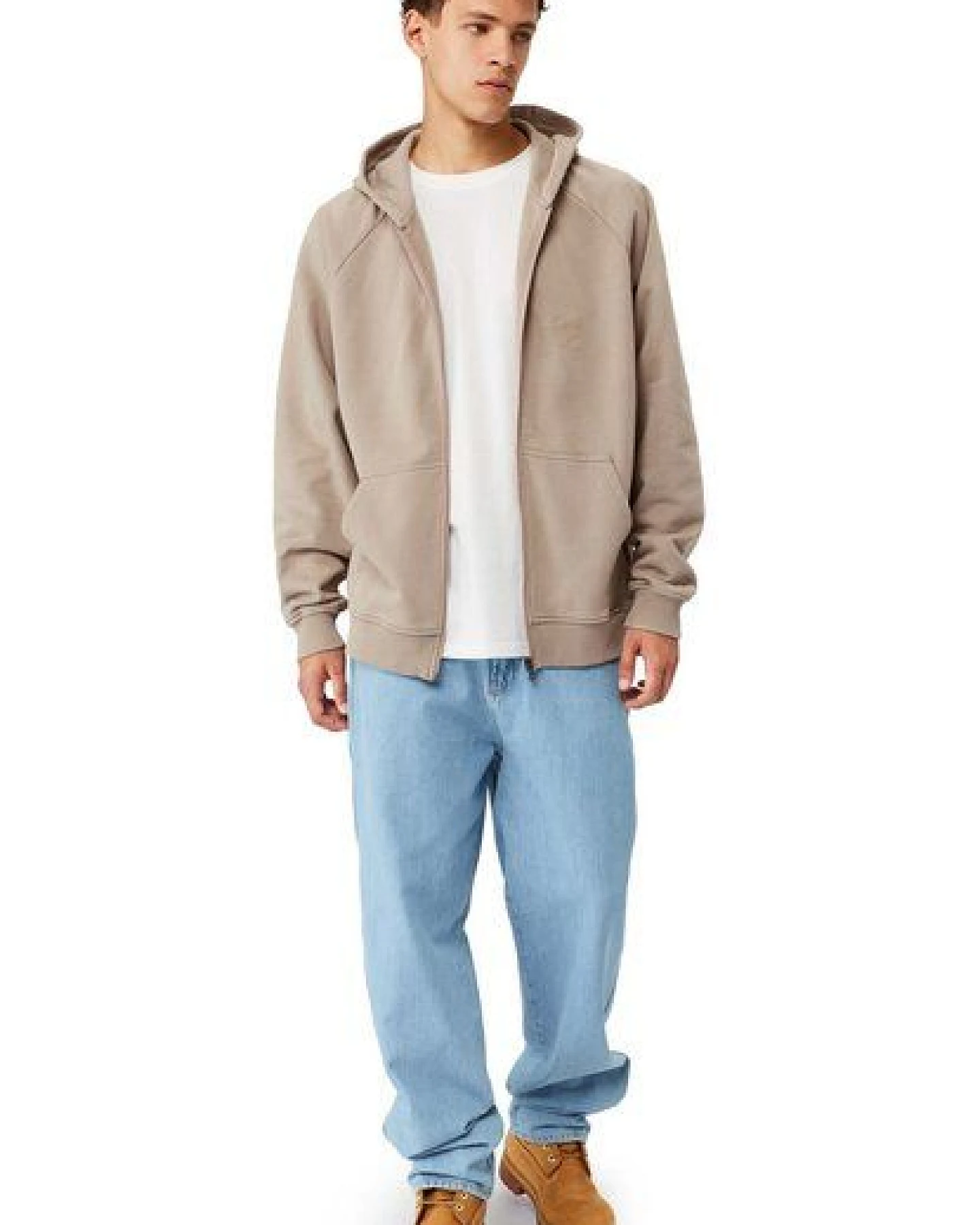 Honesty Rules Loose Fit Raglan Zip Hooded – Ansicht 3