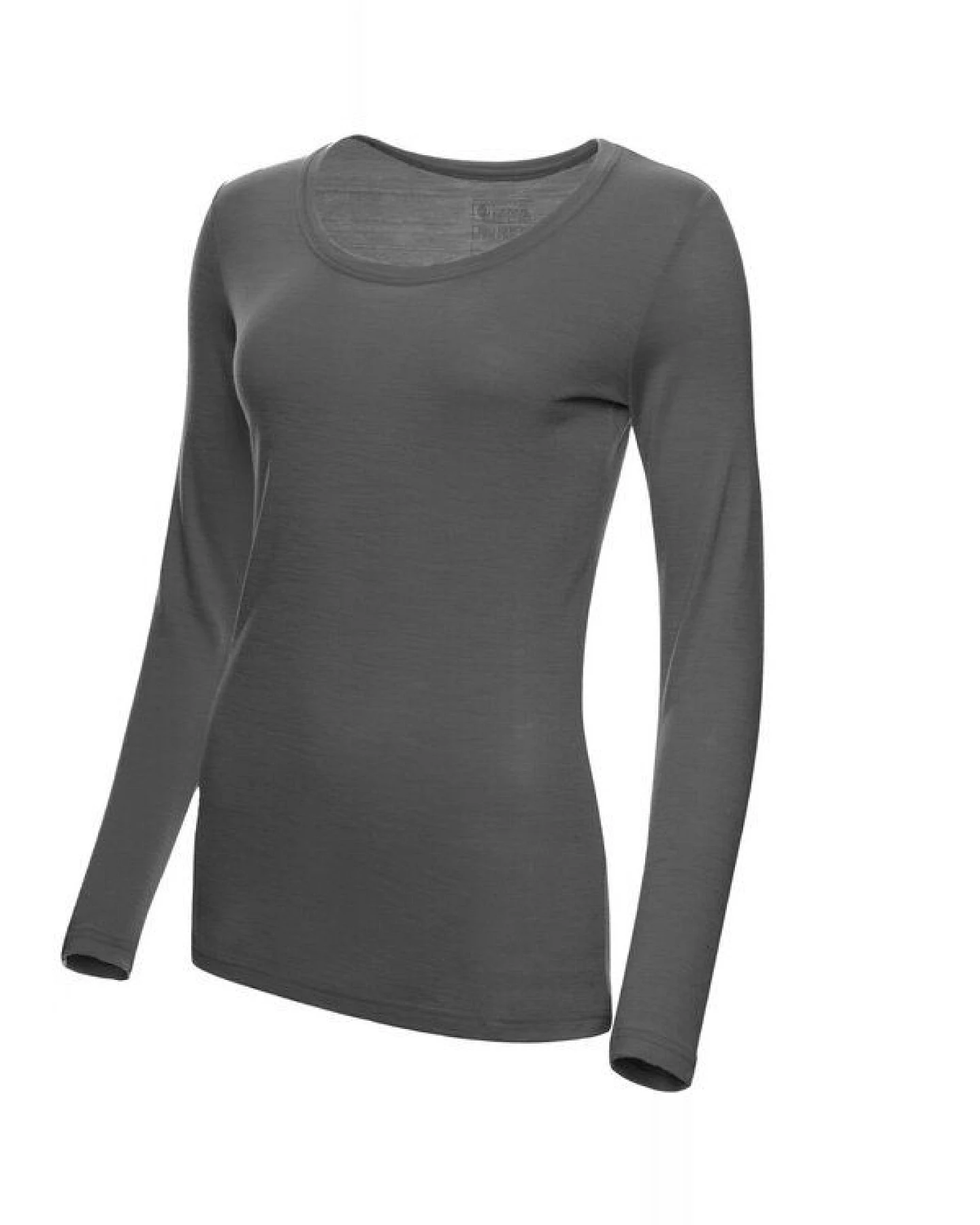 Kaipara - Merino Sportswear Merino Langarm Unterhemd Damen Slimfit 150 weiter Rundhals – Ansicht 2