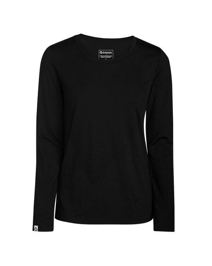 Kaipara - Merino Sportswear Merino Langarm Unterhemd Damen Regular 150 weiter Halsausschnitt