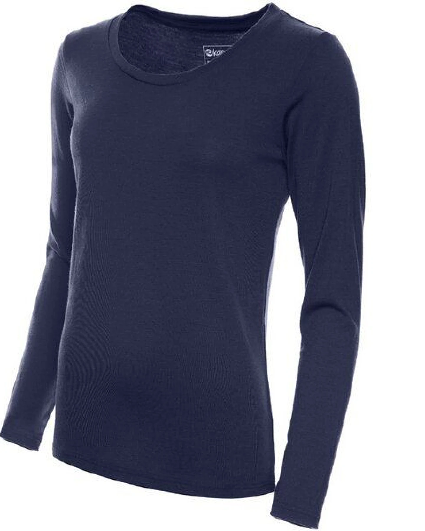 Kaipara - Merino Sportswear Merino Langarm Unterhemd Damen Regular 200 weiter Halsausschnitt – Ansicht 2