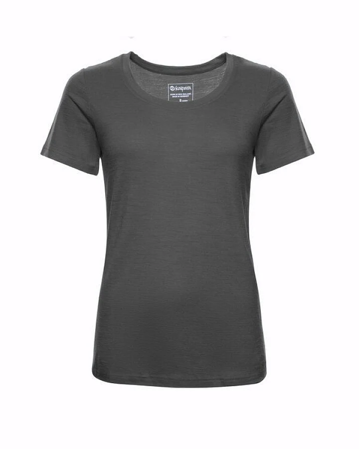 Kaipara - Merino Sportswear Merino Kurzarm Unterhemd Damen Regularfit 150 weiter Rundhals